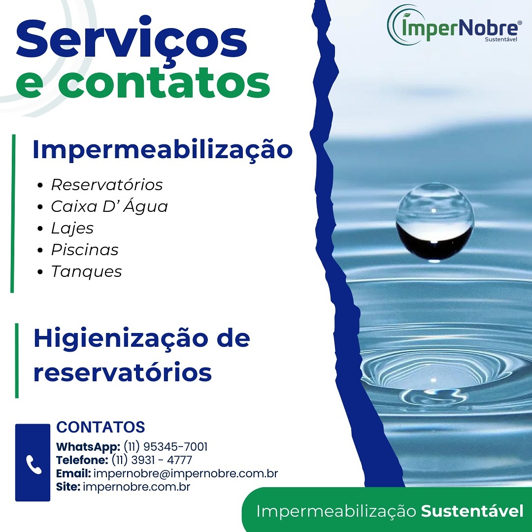 Impernobre - Impermeabilização de Reservatórios